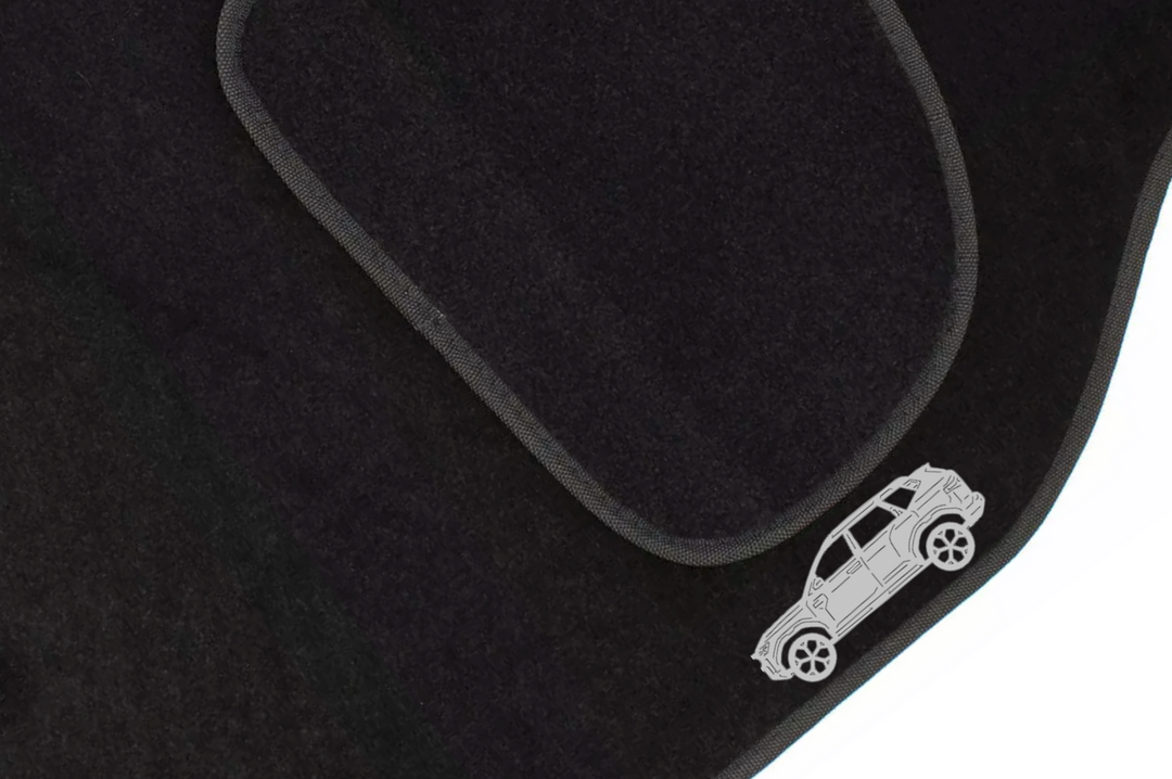 Dacia Duster III (2024+) Floor Mat Emblem Set – Stainless Steel Badges Car Mats Badges Decoin