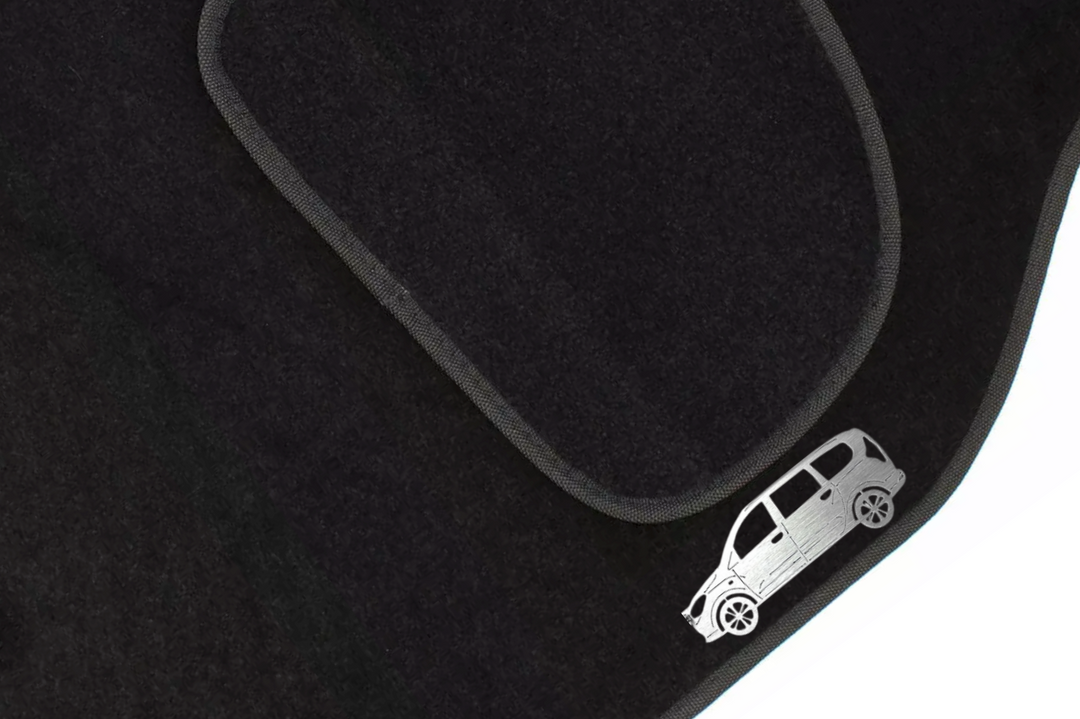 Dacia Lodgy (2012-2020) Floor Mat Emblem Set – Stainless Steel Badges Car Mats Badges Decoin