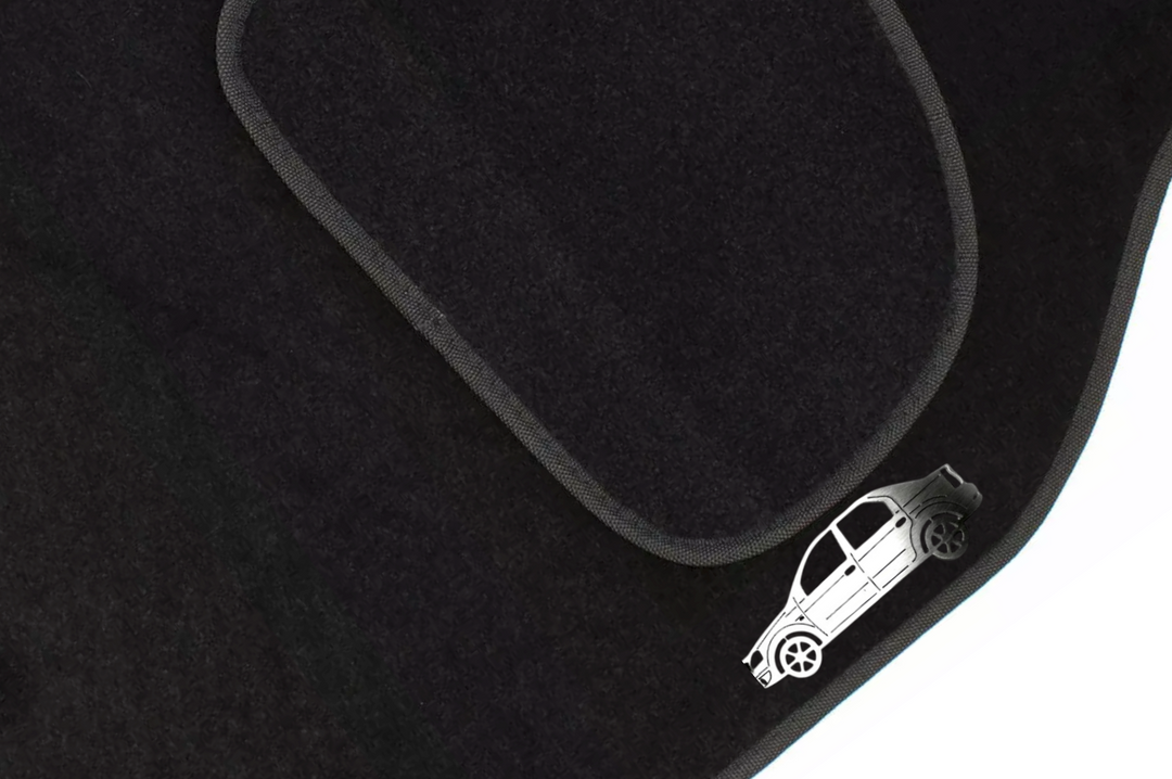 Dacia Logan I (2004-2013) Floor Mat Emblem Set – Stainless Steel Badges Car Mats Badges Decoin