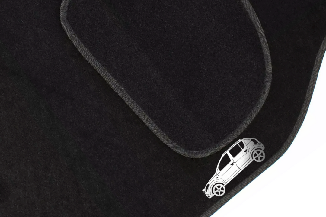Dacia Sandero StepWay I (2008-2012) Floor Mat Emblem Set – Stainless Steel Badges Car Mats Badges Decoin