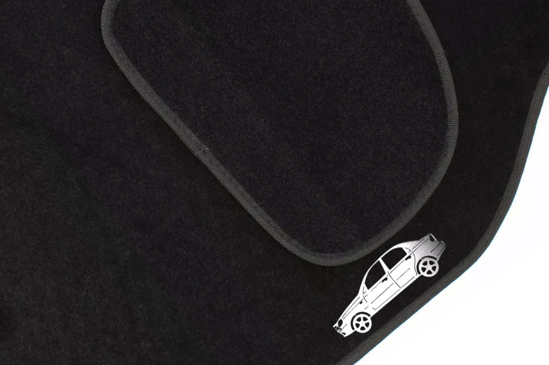 Daewoo Lanos (1997-2017) Floor Mat Emblem Set – Stainless Steel Badges Car Mats Badges Decoin