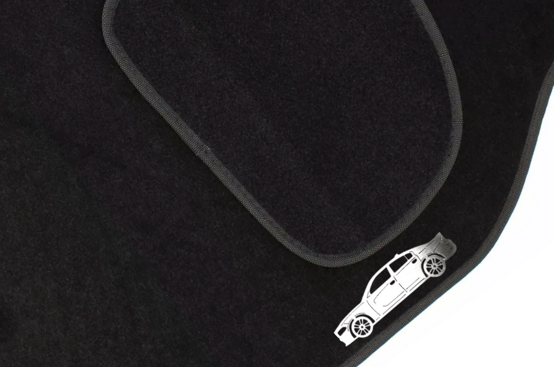 Dodge Charger (2011-2024) Floor Mat Emblem Set – Stainless Steel Badges Car Mats Badges Decoin