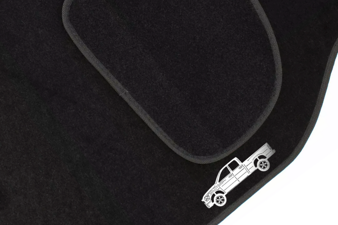 Dodge Ram III (2002-2009) Floor Mat Emblem Set – Stainless Steel Badges Car Mats Badges Decoin