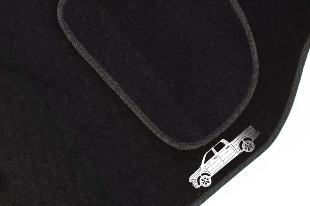 Dodge Ram IV (2009-2018) Floor Mat Emblem Set – Stainless Steel Badges Car Mats Badges Decoin