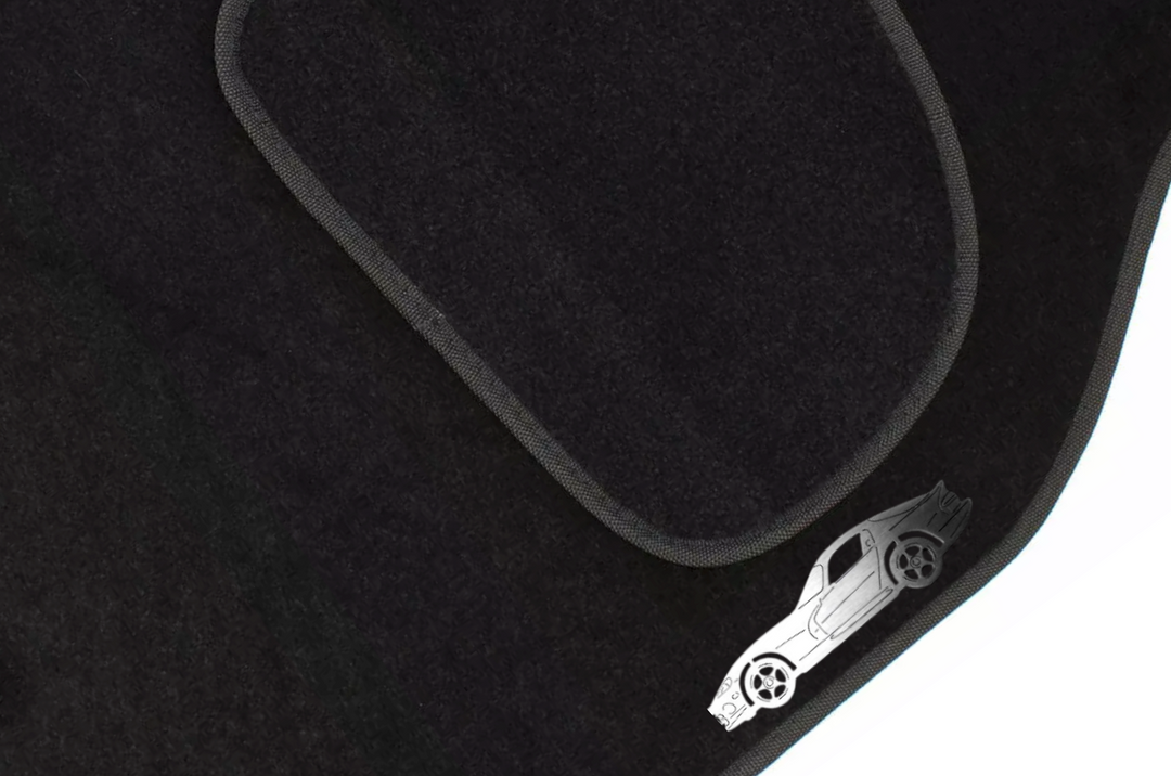 Dodge Viper II (1992-2002) Floor Mat Emblem Set – Stainless Steel Badges Car Mats Badges Decoin