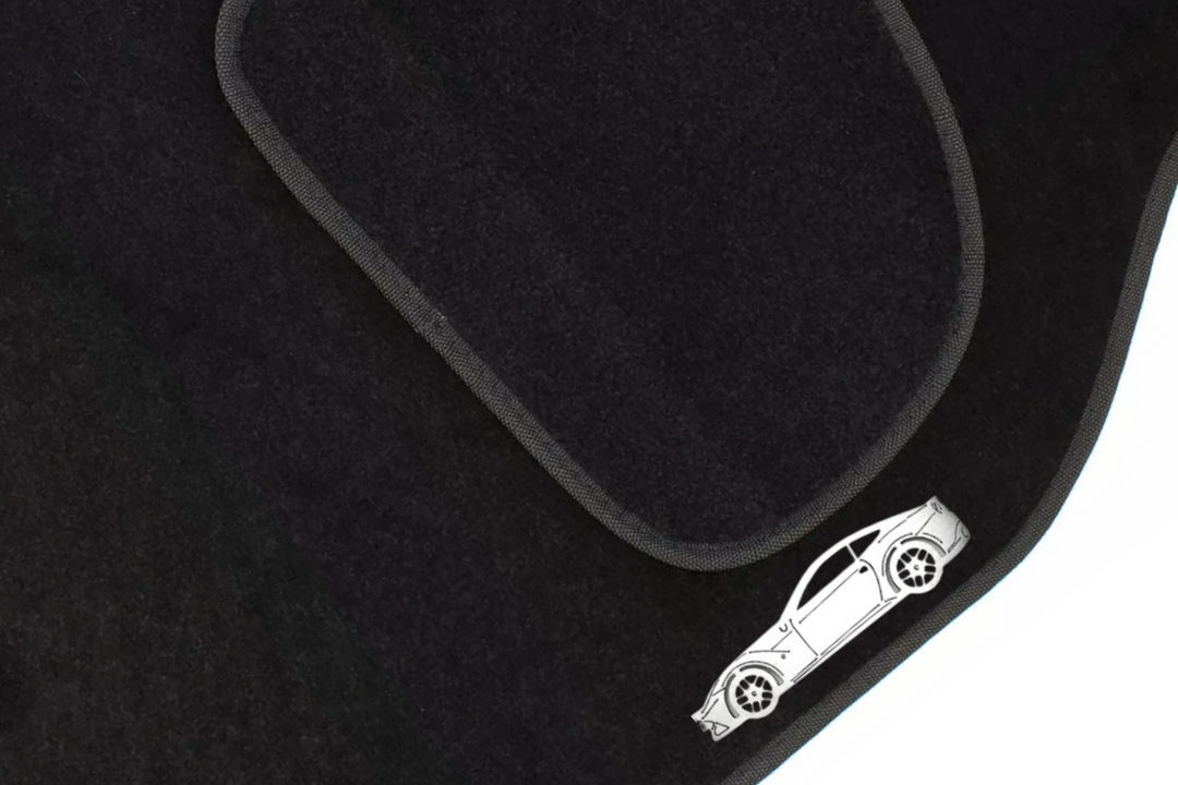 Ferrari F12 Berlinetta (2012-2017) Floor Mat Emblem Set – Stainless Steel Badges Car Mats Badges Decoin