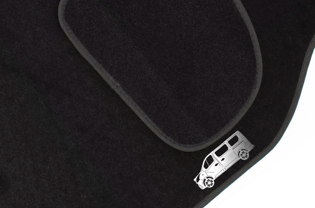 Fiat Talento (2016+) Floor Mat Emblem Set – Stainless Steel Badges Car Mats Badges Decoin