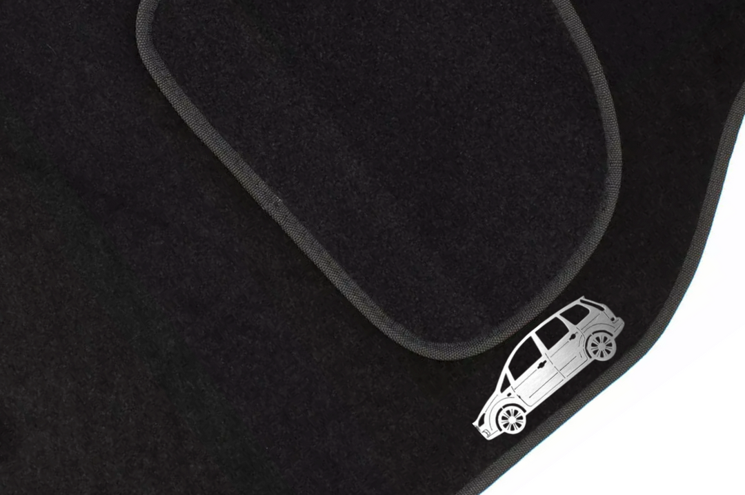 Ford C-Max I (2003-2012) Floor Mat Emblem Set – Stainless Steel Badges Car Mats Badges Decoin