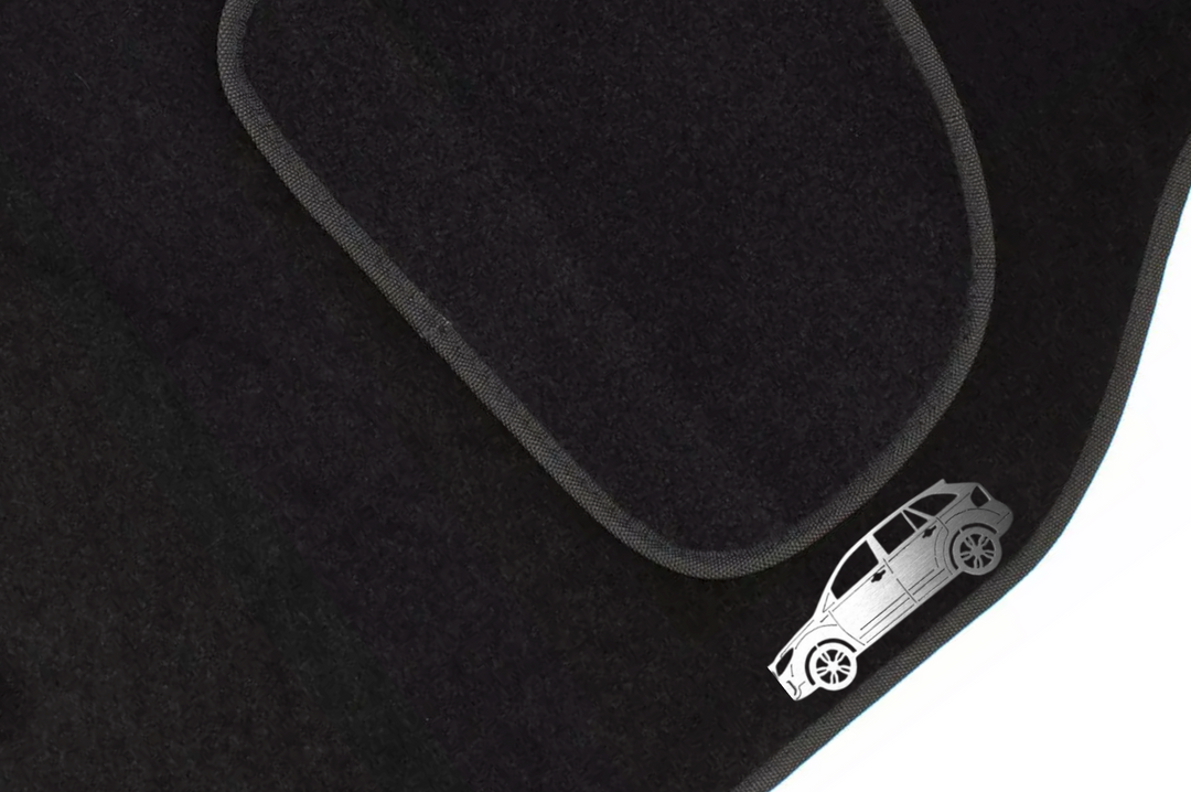 Ford Edge I (2006-2014) Floor Mat Emblem Set – Stainless Steel Badges Car Mats Badges Decoin