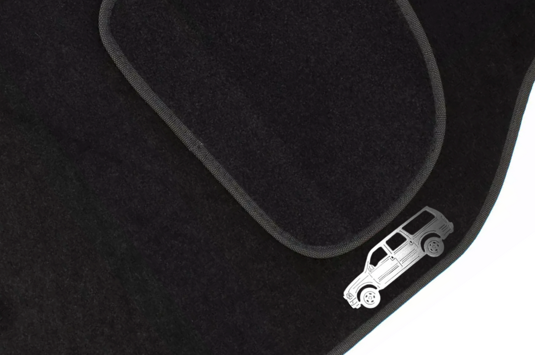 Ford Excursion (1999-2006) Floor Mat Emblem Set – Stainless Steel Badges Car Mats Badges Decoin