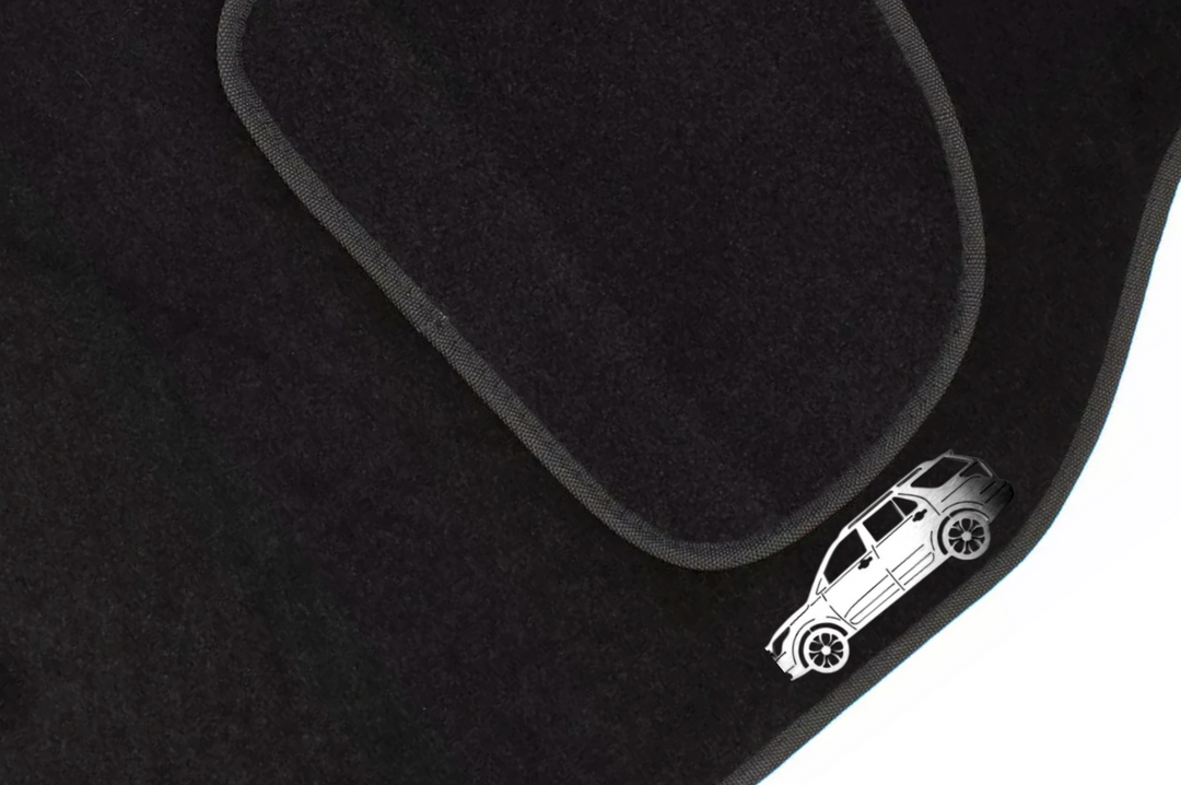 Ford Explorer V (2011-2019) Floor Mat Emblem Set – Stainless Steel Badges Car Mats Badges Decoin