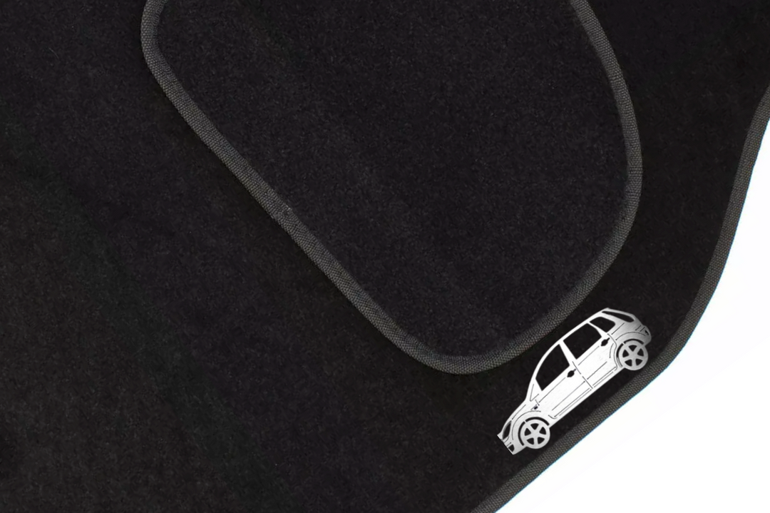 Ford Fiesta (2002-2008) Floor Mat Emblem Set – Stainless Steel Badges Car Mats Badges Decoin