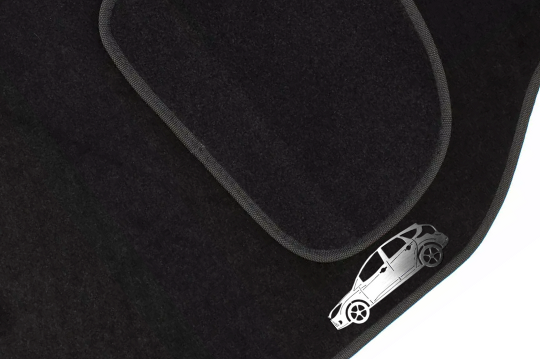 Ford Focus III 5D (2011-2018) Floor Mat Emblem Set – Stainless Steel Badges Car Mats Badges Decoin