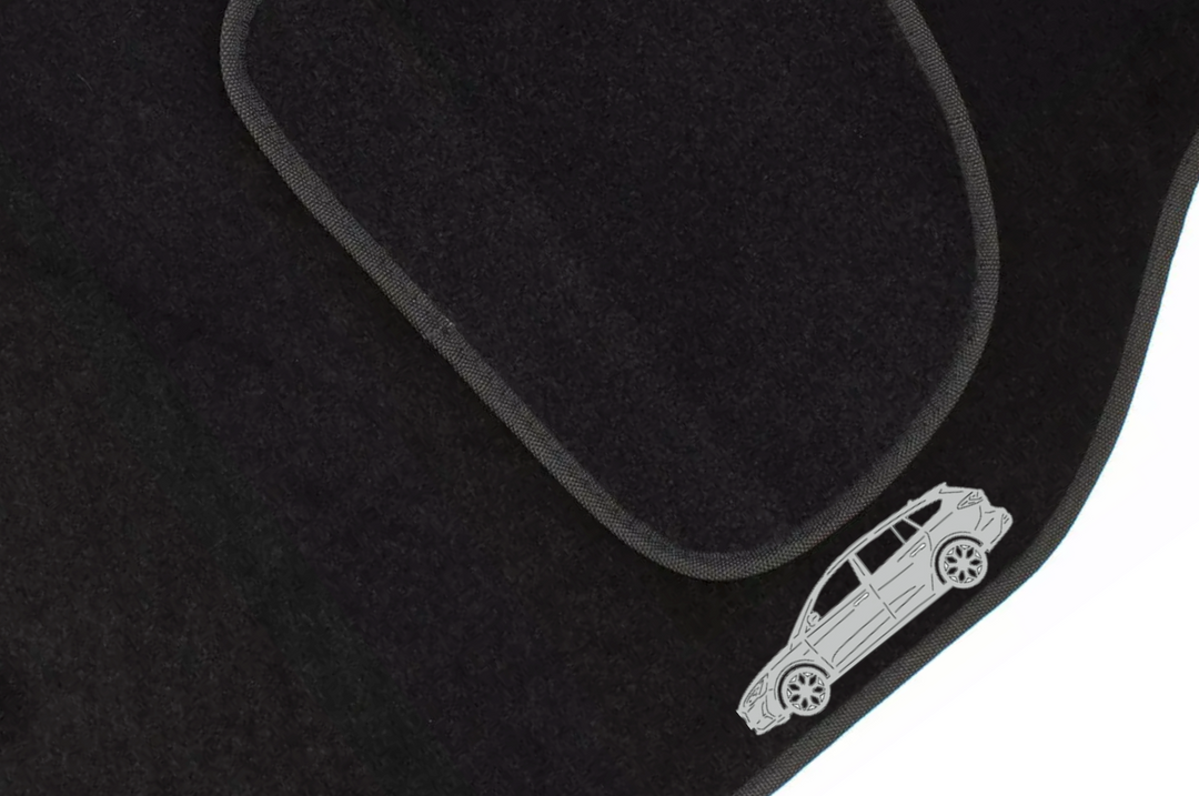 Ford Focus IV Universal (2018+) Floor Mat Emblem Set – Stainless Steel Badges Car Mats Badges Decoin