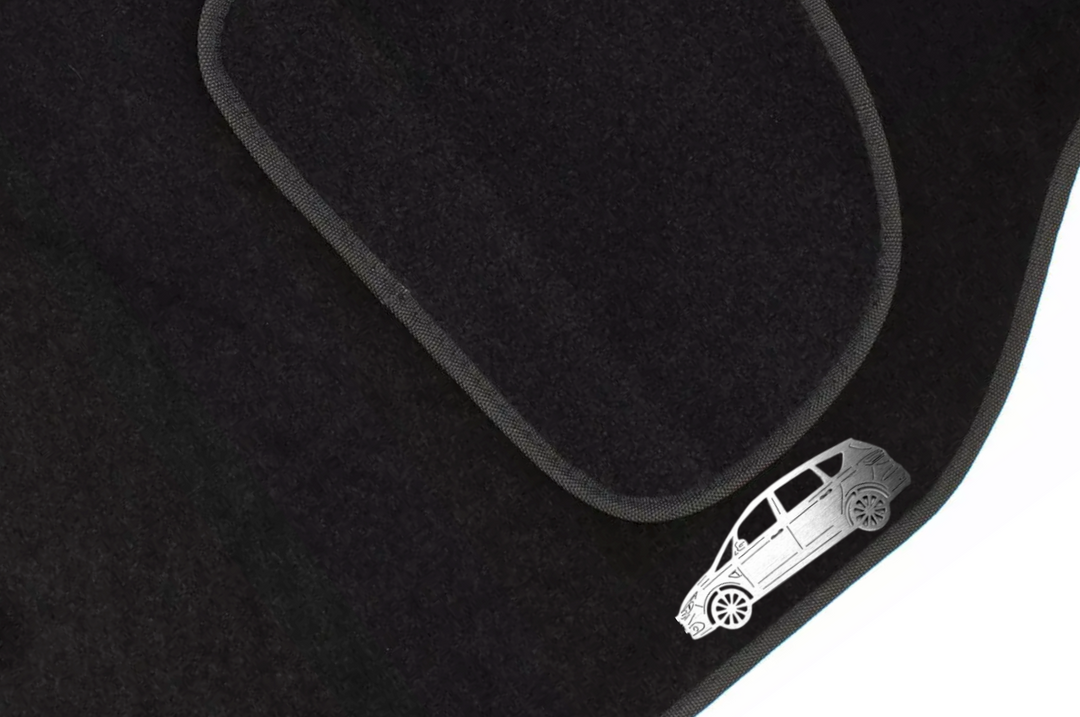 Ford S-Max II (2014+) Floor Mat Emblem Set – Stainless Steel Badges Car Mats Badges Decoin