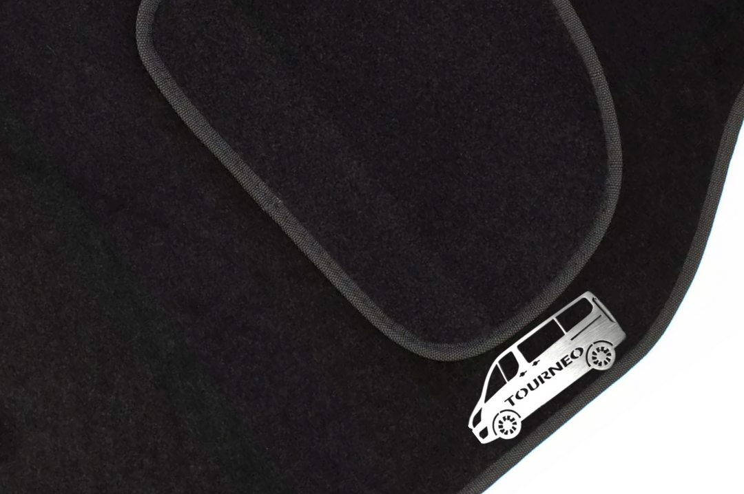 Ford Tourneo (2013+) Floor Mat Emblem Set – Stainless Steel Badges Car Mats Badges Decoin