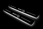 Cargar la imagen en el visor de la galería, Dodge Durango III (2011+) LED Door Sills with SRT HELLCAT Logo — photo 5