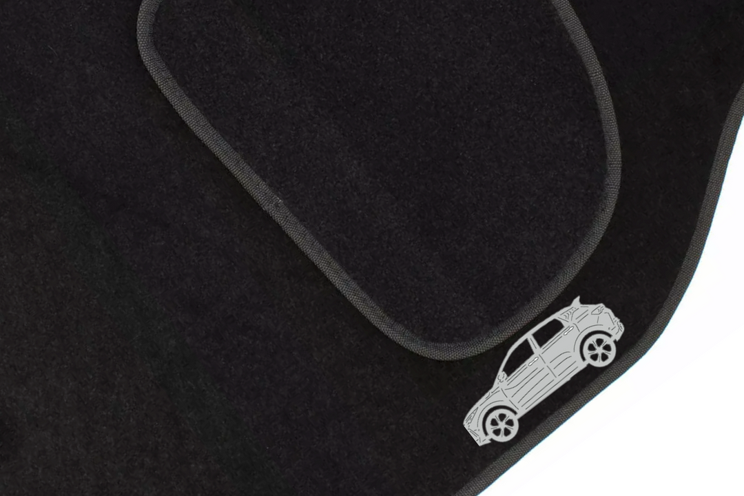 Geely Coolray (2020+) Floor Mat Emblem Set – Stainless Steel Badges Car Mats Badges Decoin