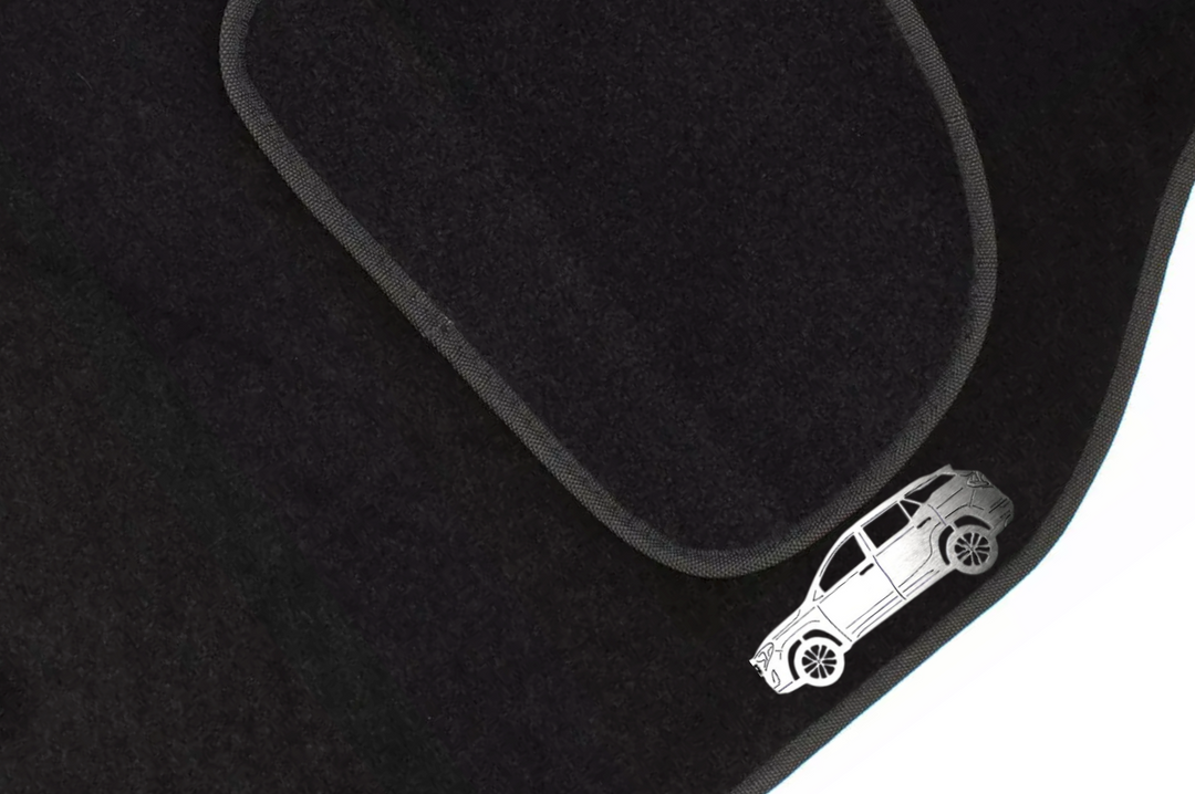 GMC Terrain II (2018+) Floor Mat Emblem Set – Stainless Steel Badges Car Mats Badges Decoin