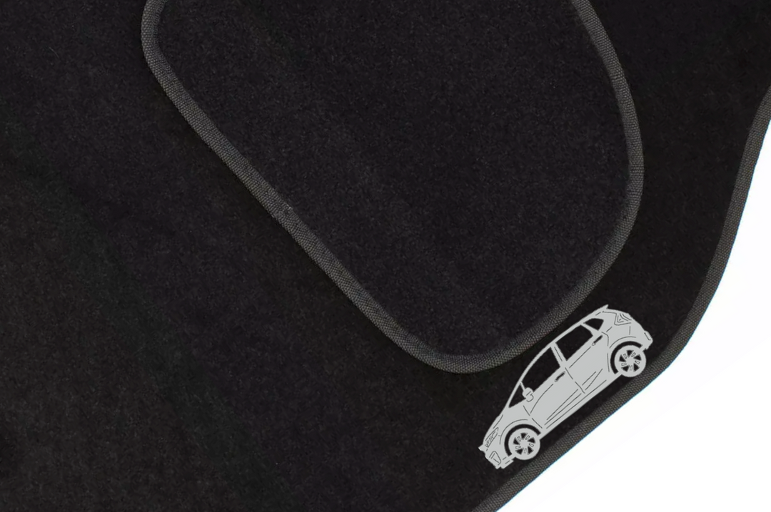 Honda Jazz IV (2013-2020) Floor Mat Emblem Set – Stainless Steel Badges Car Mats Badges Decoin