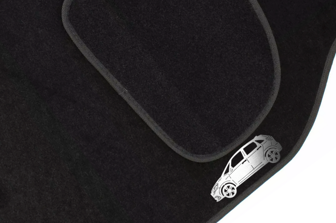 Honda Jazz V (2020+) Floor Mat Emblem Set – Stainless Steel Badges Car Mats Badges Decoin