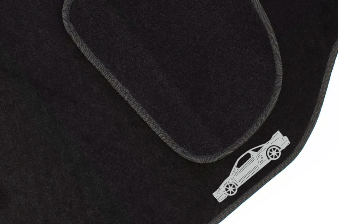 Honda NSX I (1990-2005) Floor Mat Emblem Set – Stainless Steel Badges Car Mats Badges Decoin