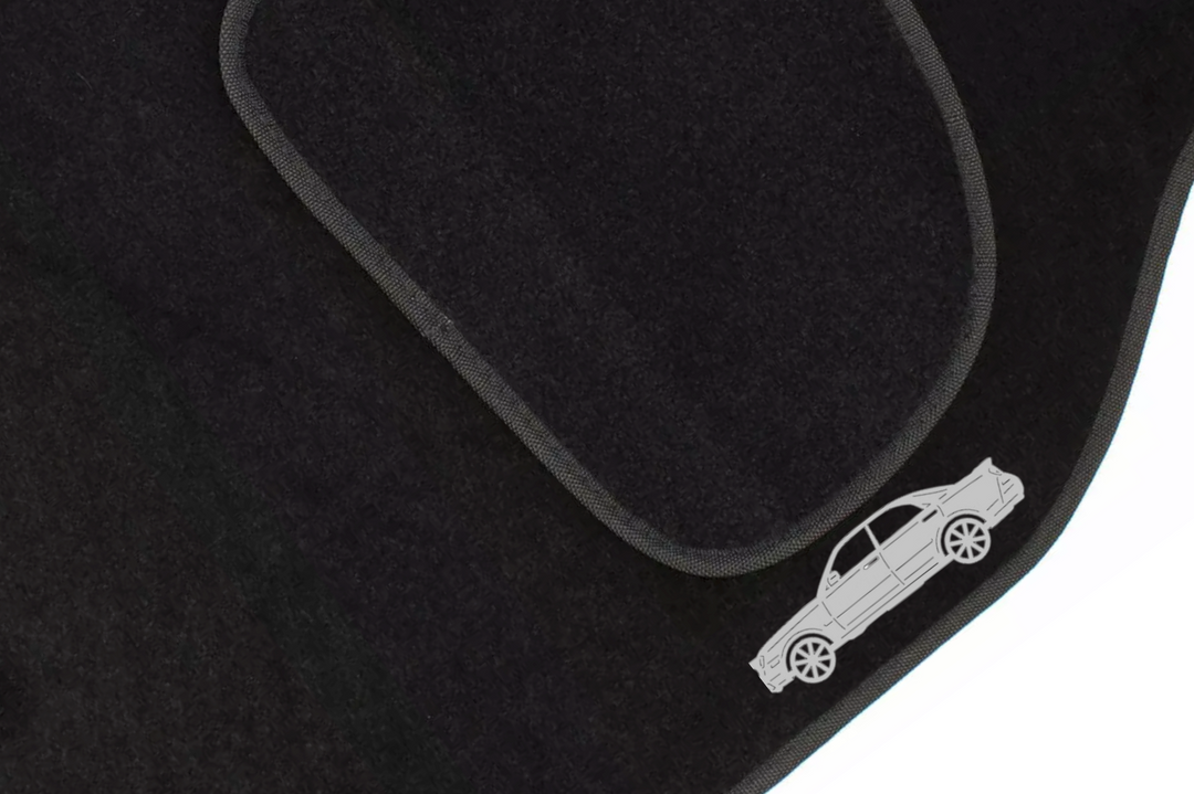 Infiniti M I (2002-2004) Floor Mat Emblem Set – Stainless Steel Badges Car Mats Badges Decoin