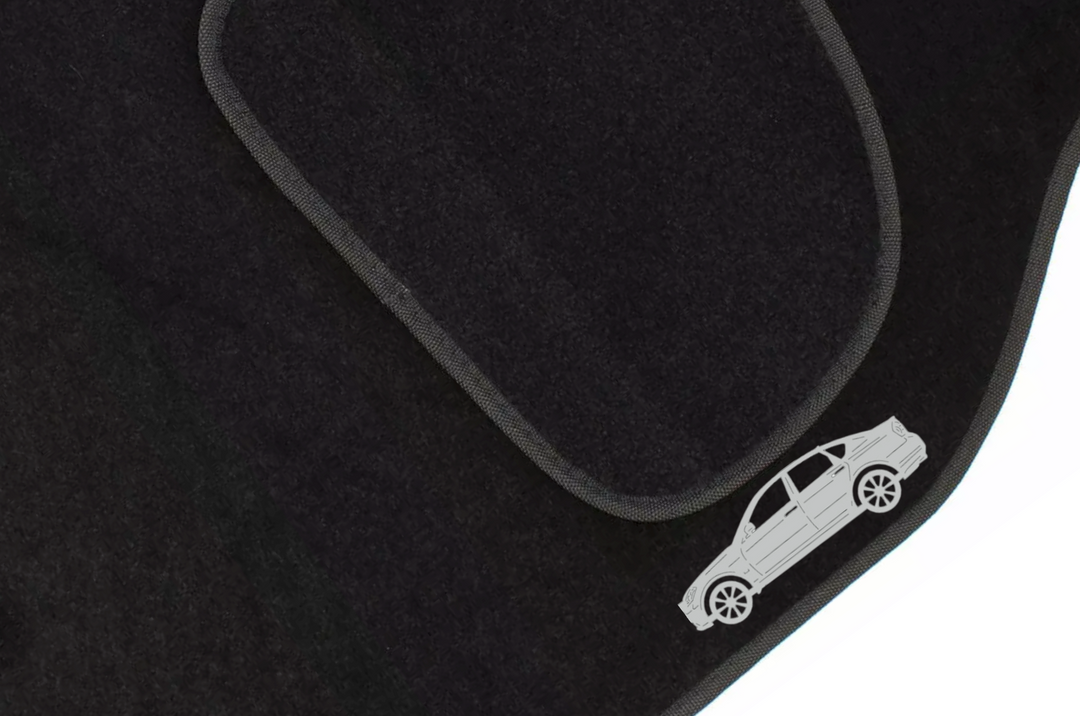 Infiniti M II (2005-2010) Floor Mat Emblem Set – Stainless Steel Badges Car Mats Badges Decoin