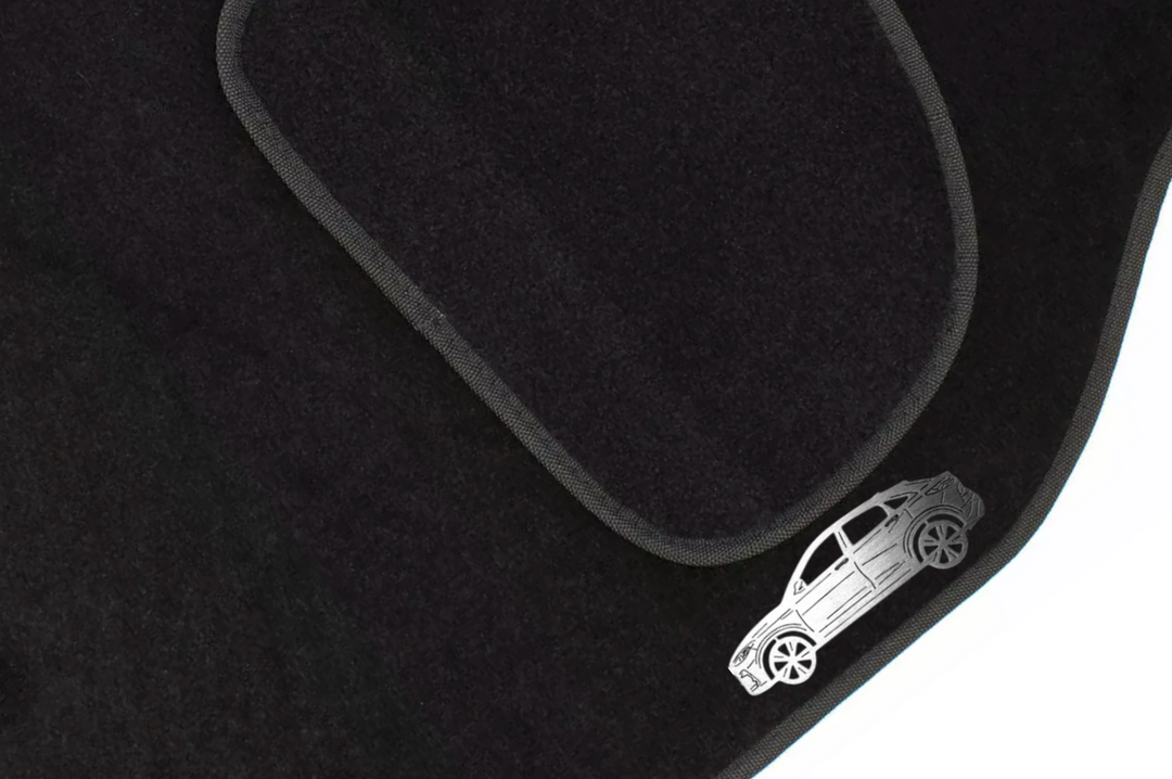 Infiniti QX55 (2019+) Floor Mat Emblem Set – Stainless Steel Badges Car Mats Badges Decoin