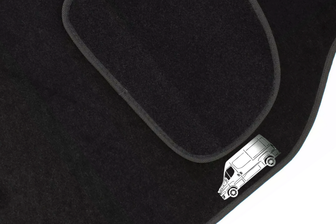 Iveco Daily VI (2014+) Floor Mat Emblem Set – Stainless Steel Badges Car Mats Badges Decoin