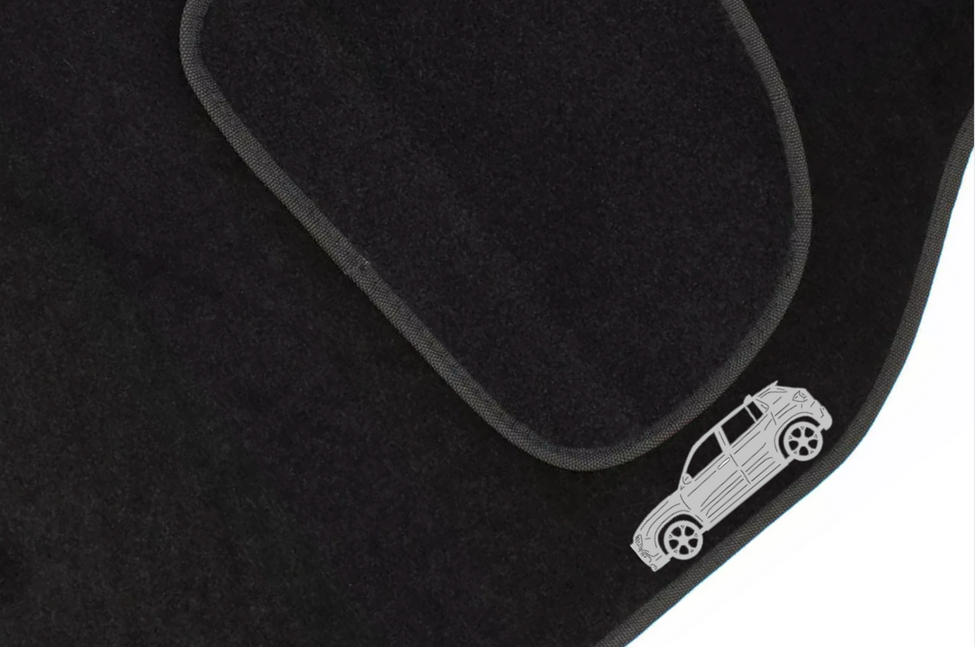 Jeep Avenger (2023+) Floor Mat Emblem Set – Stainless Steel Badges Car Mats Badges Decoin