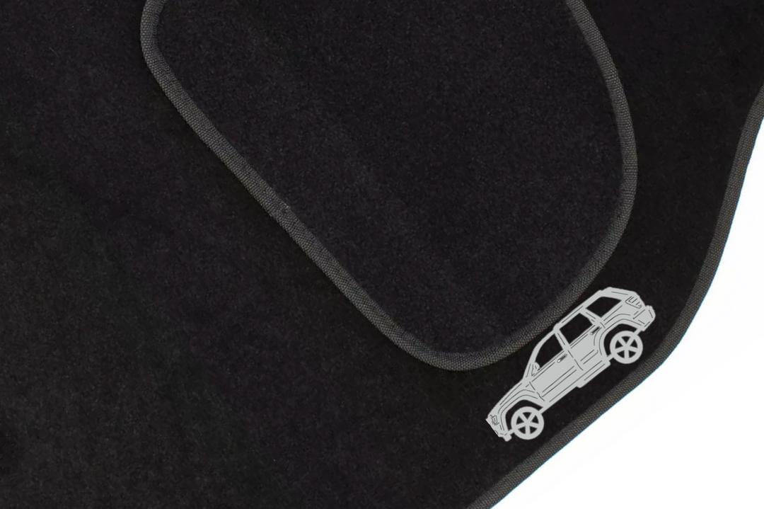 Jeep Grand Cherokee III (2005-2010) Floor Mat Emblem Set – Stainless Steel Badges Car Mats Badges Decoin