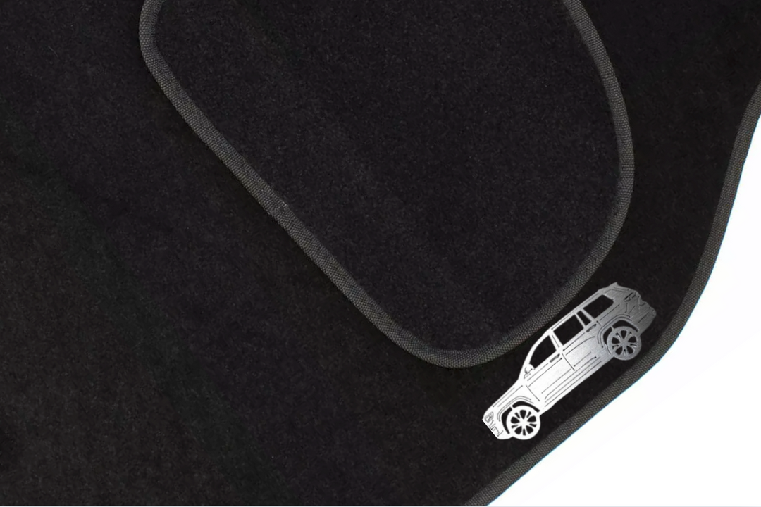 Jeep Grand Cherokee V (2021+) Floor Mat Emblem Set – Stainless Steel Badges Car Mats Badges Decoin