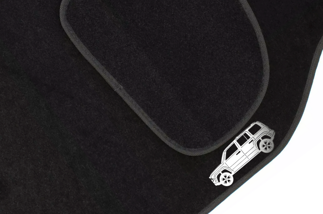 Jeep Renegade (2014+) Floor Mat Emblem Set – Stainless Steel Badges Car Mats Badges Decoin