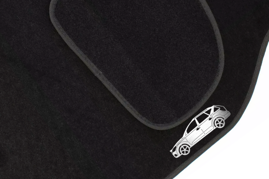 Kia Ceed I Universal (2006-2012) Floor Mat Emblem Set – Stainless Steel Badges Car Mats Badges Decoin