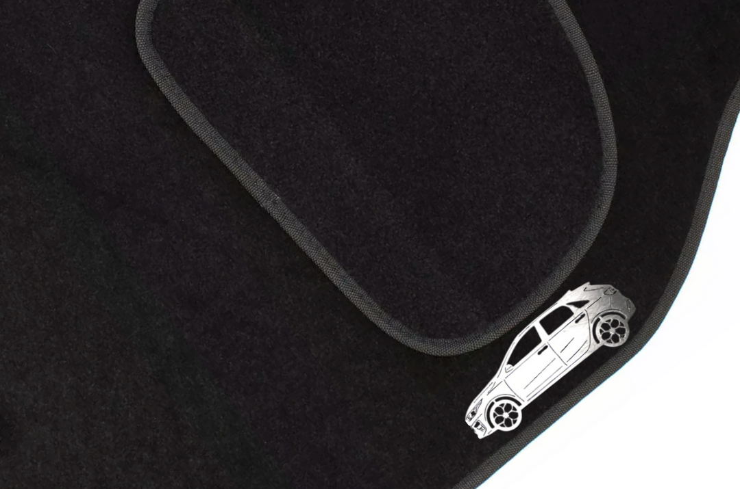 Kia Ceed III 5D (2018+) Floor Mat Emblem Set – Stainless Steel Badges Car Mats Badges Decoin