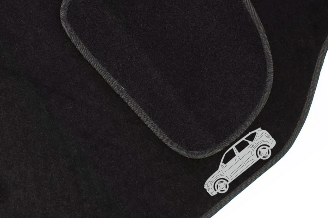 Kia EV5 (2023+) Floor Mat Emblem Set – Stainless Steel Badges Car Mats Badges Decoin