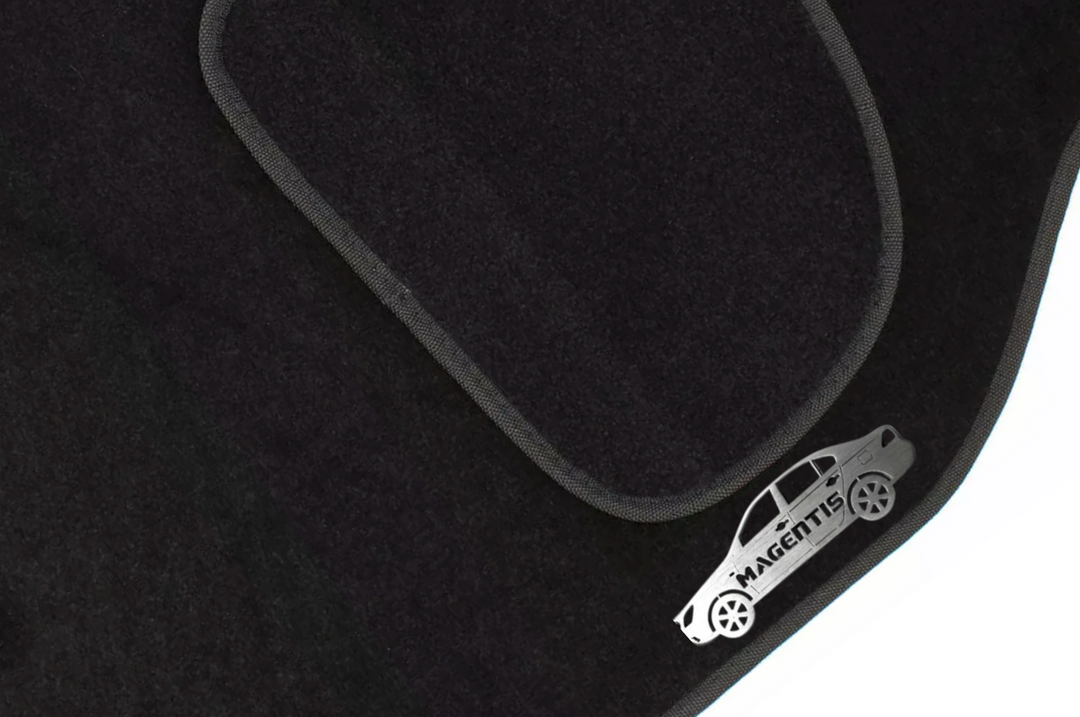 Kia Magentis (2005-2010) Floor Mat Emblem Set – Stainless Steel Badges Car Mats Badges Decoin