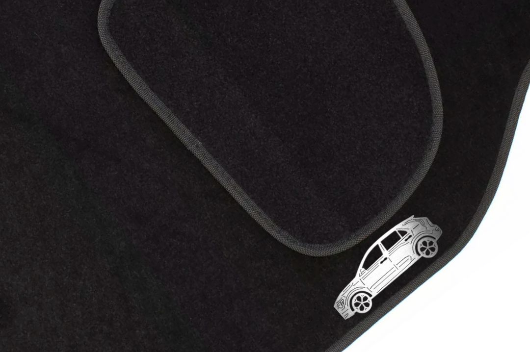 Kia Niro II (2021+) Floor Mat Emblem Set – Stainless Steel Badges Car Mats Badges Decoin