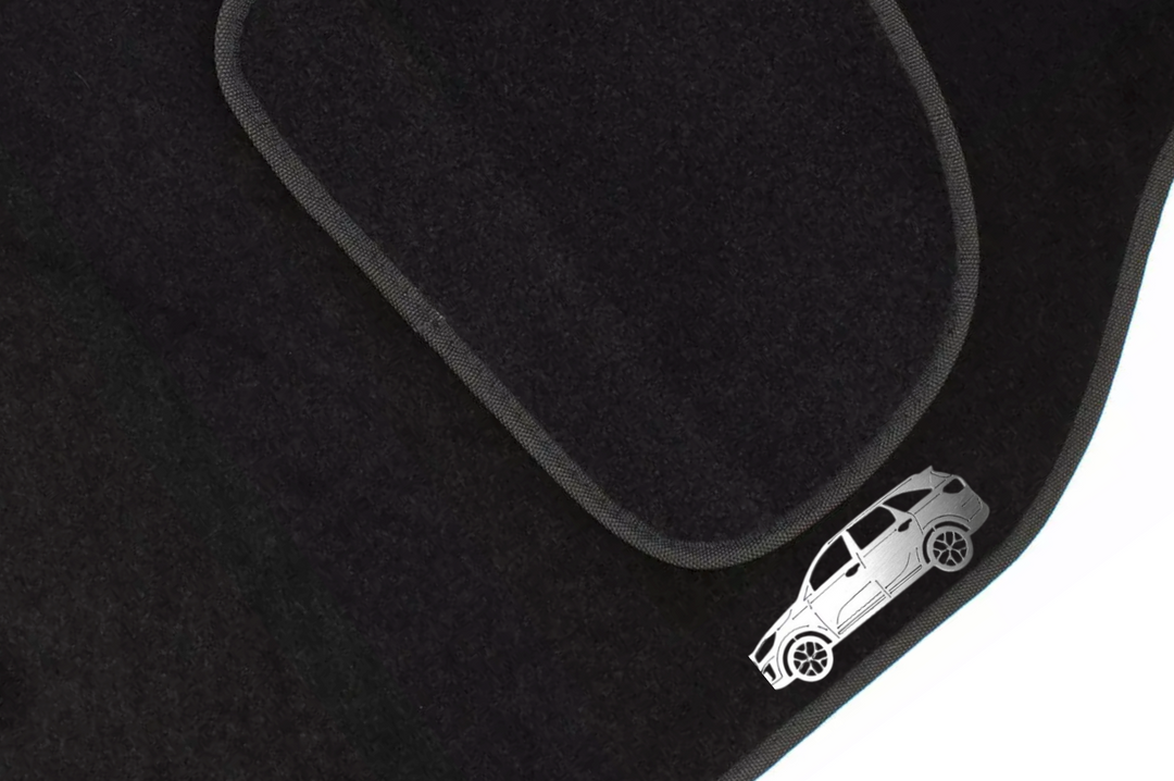 Kia Sorento III (2015-2020) Floor Mat Emblem Set – Stainless Steel Badges Car Mats Badges Decoin