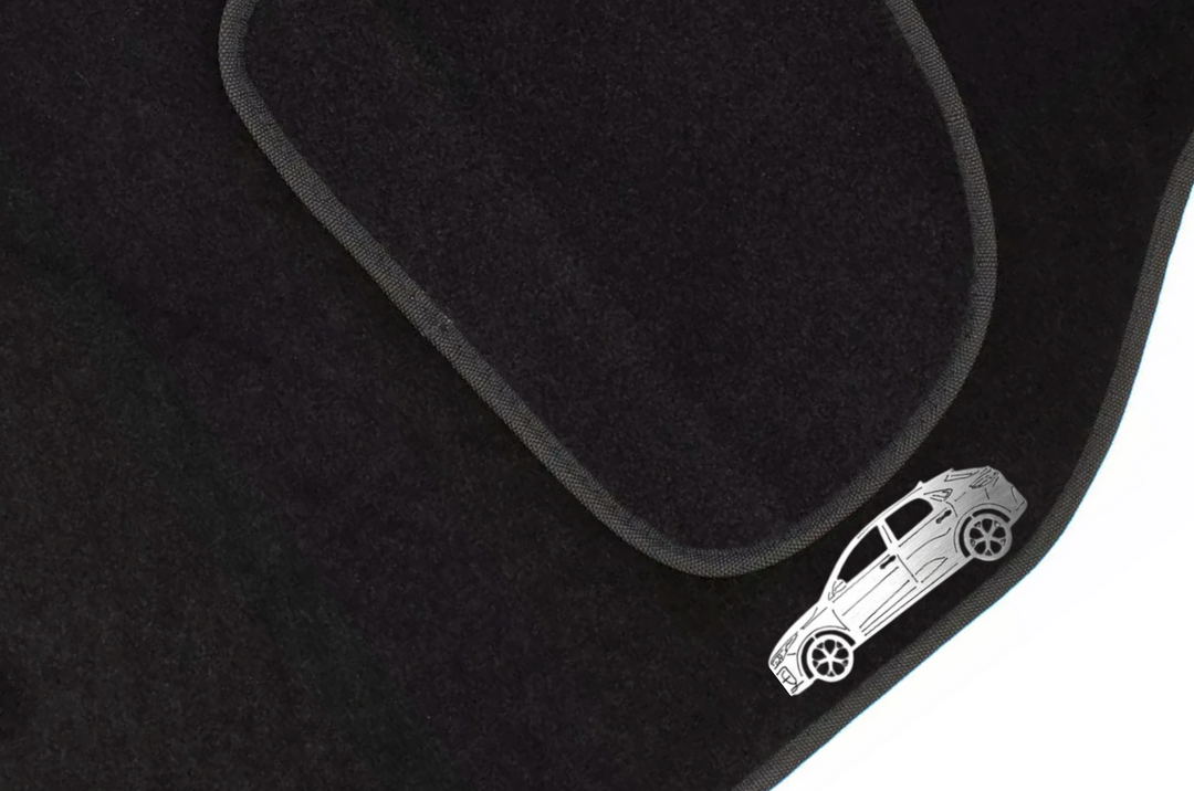 Kia XCeed (2019+) Floor Mat Emblem Set – Stainless Steel Badges Car Mats Badges Decoin