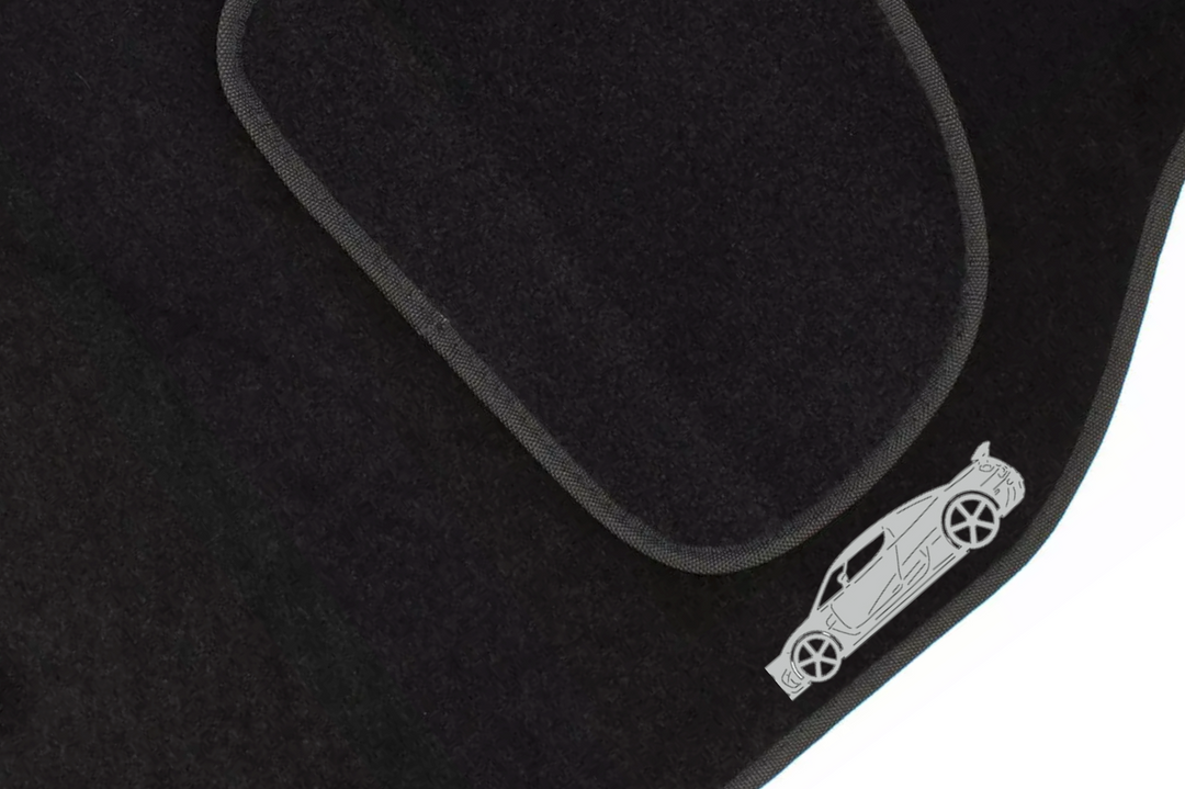 Koenigsegg Agera (2010-2018) Floor Mat Emblem Set – Stainless Steel Badges Car Mats Badges Decoin