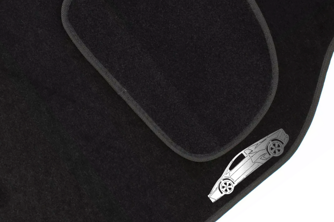 Lamborghini Reventon (2008-2009) Floor Mat Emblem Set – Stainless Steel Badges Car Mats Badges Decoin