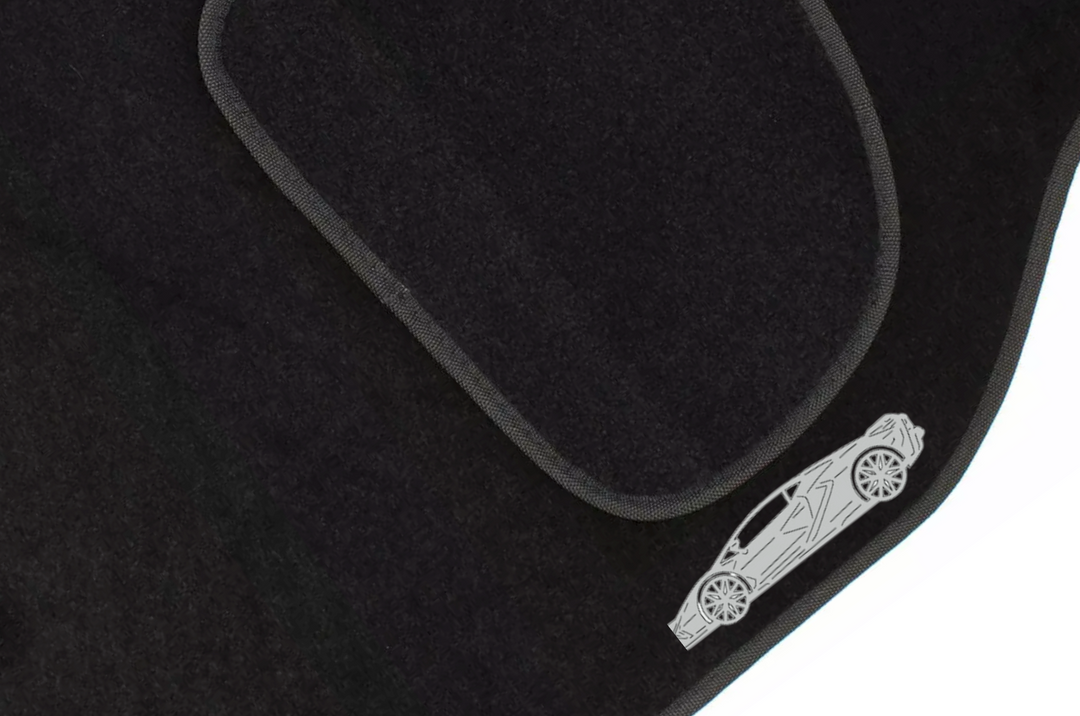 Lamborghini Sian (2021+) Floor Mat Emblem Set – Stainless Steel Badges Car Mats Badges Decoin