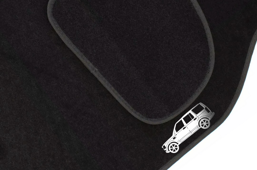 Land Rover Discovery III (2004-2009) Floor Mat Emblem Set – Stainless Steel Badges Car Mats Badges Decoin