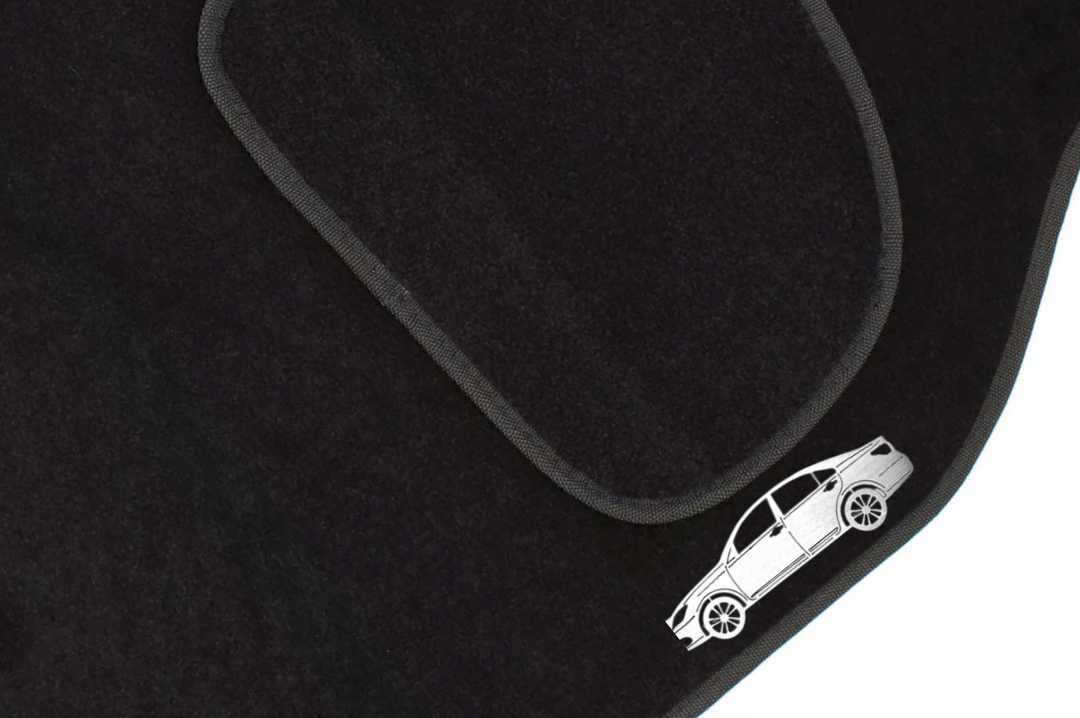 Lexus ES V (2006-2013) Floor Mat Emblem Set – Stainless Steel Badges Car Mats Badges Decoin