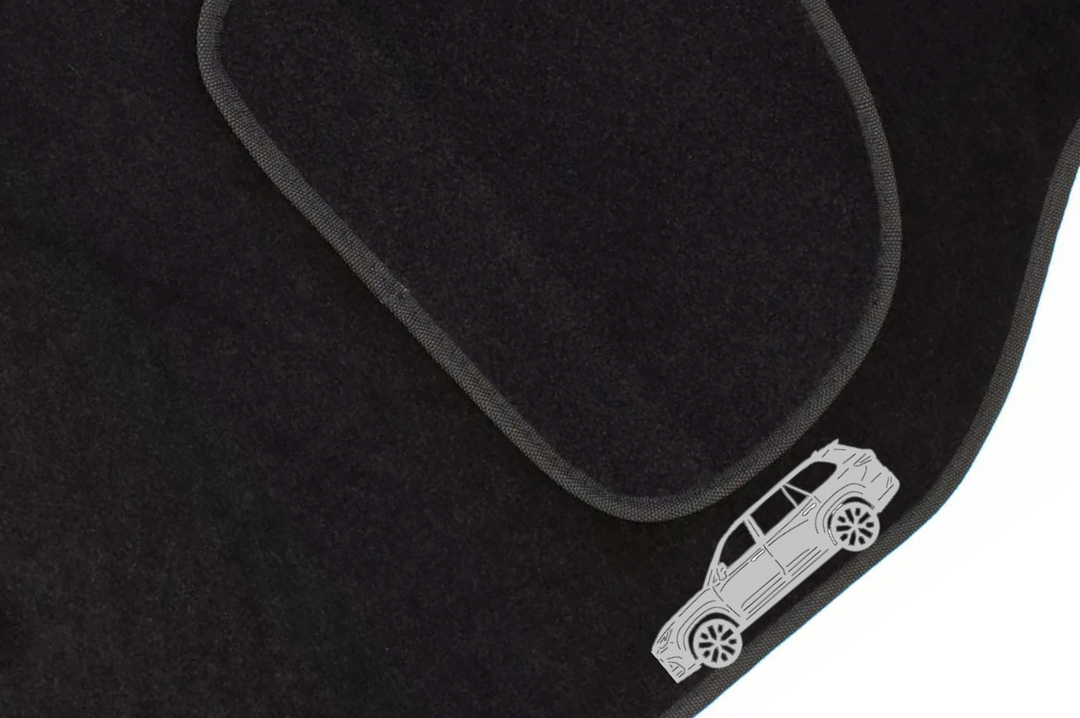 Lexus TX (2024+) Floor Mat Emblem Set – Stainless Steel Badges Car Mats Badges Decoin