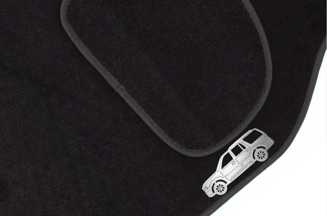 Lincoln Navigator II (2003-2006) Floor Mat Emblem Set – Stainless Steel Badges Car Mats Badges Decoin