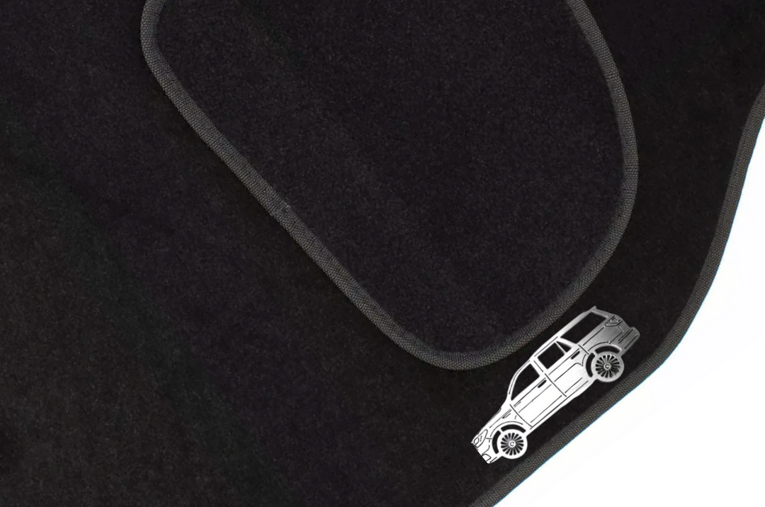 Lincoln Navigator IV (2018+) Floor Mat Emblem Set – Stainless Steel Badges Car Mats Badges Decoin