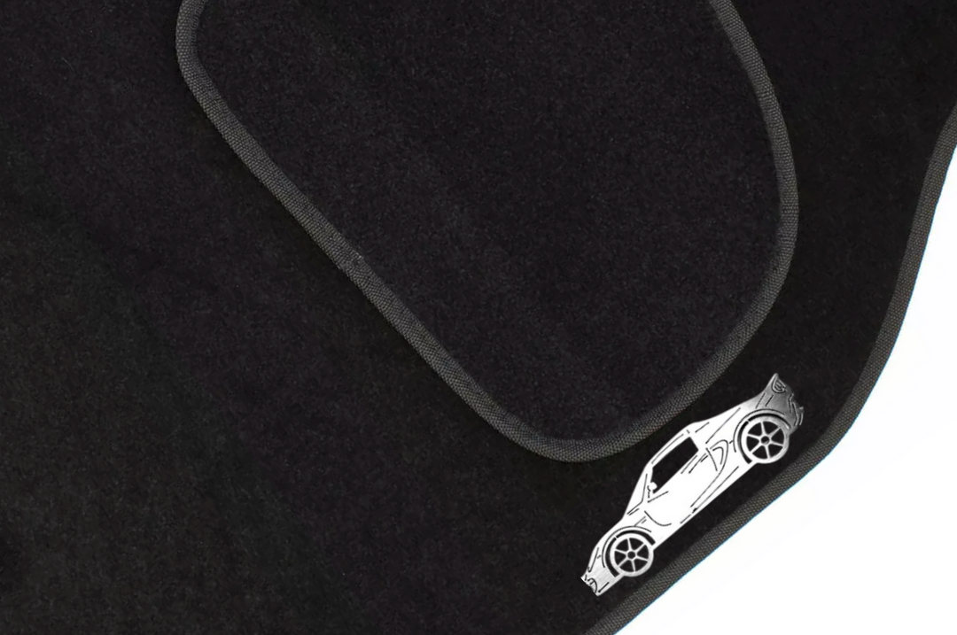 Lotus Elise S2 (2001-2011) Floor Mat Emblem Set – Stainless Steel Badges Car Mats Badges Decoin